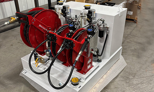 service truck Compact Lube Skid