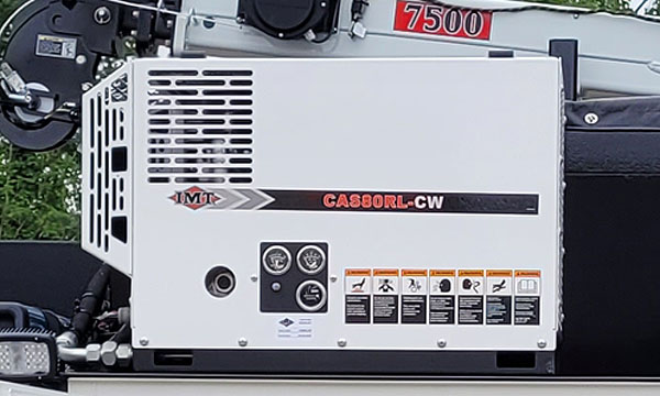 service truck CAS80RL-CW Hydraulic Air Compressor