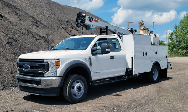 f550 extended cab service truck