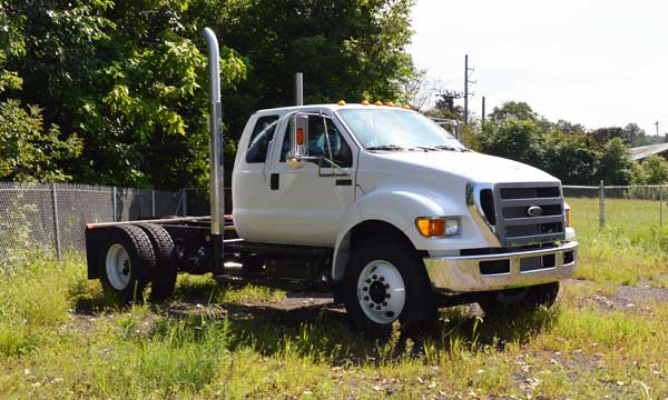 Ford f750 extended cab #9