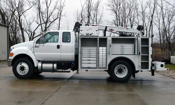 Ford f750 extended cab #3