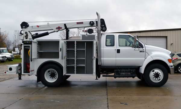 Ford f750 extended cab #5